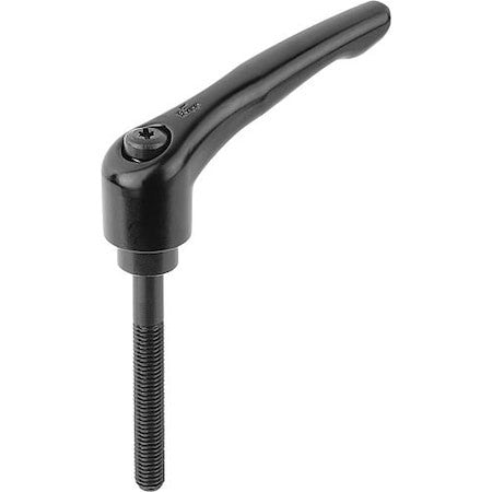 Kipp K0122.4101X80 Adjustable Handle, Modern Design, Sz. 4, M10x80, Die Cast