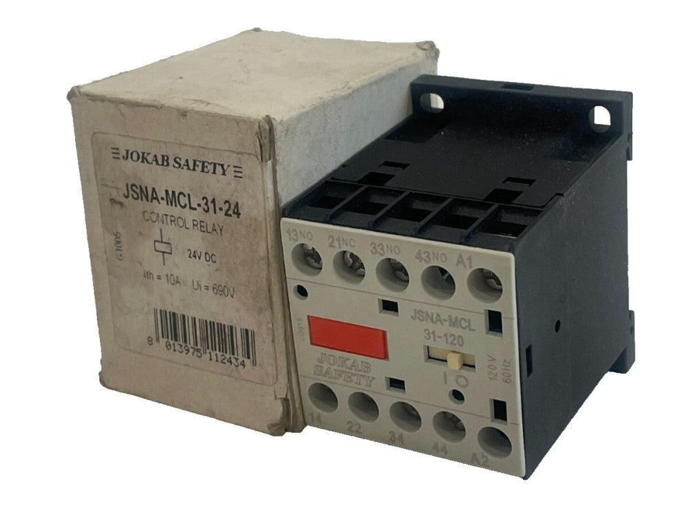 NEW JOKAB SAFETY JSNA-MCL-31-24 CONTACTOR JSNAMCL3124