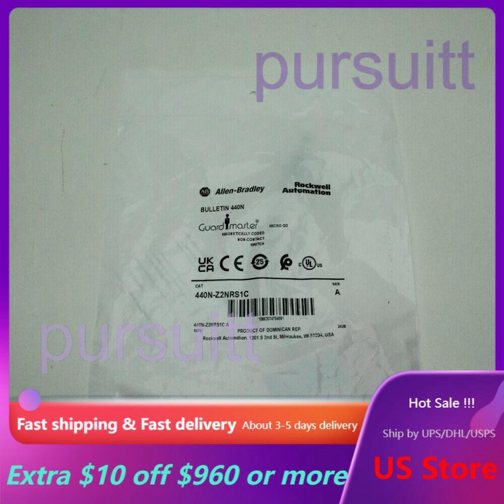 NEW Allen-Bradley 440N-Z2NRS1C Bulletin 440N Safety Sensor US Free Tax