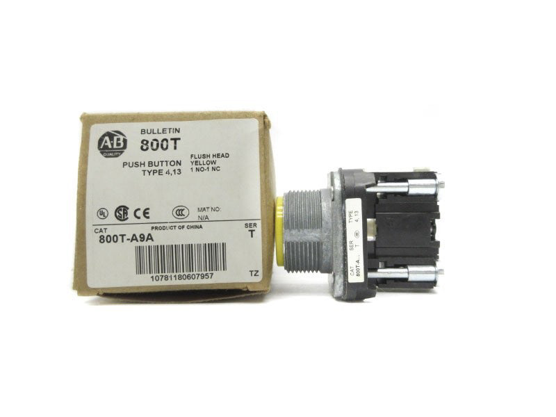ALLEN BRADLEY 800T-A9A SER. T (BR/WH) NSMP