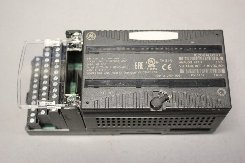GE FANUC VERSAMAX PLC MODULE WITH CARRIER IC200ALG261J IC200CHS022