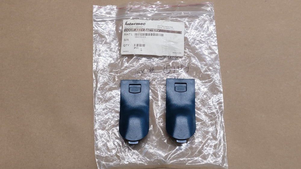 Lot of 2 Intermec 064316-003 Battery Door Assemblies