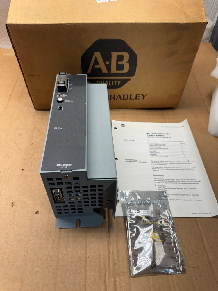 NEW IN BOX ALLEN-BRADLEY 120/220VAC. PLC-5 POWER SUPPLY 1771-P7 SERIES D