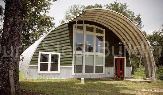 NEW DuroSPAN Steel 42x50x17 Metal Building Quonset Affordable Home Kit Open Ends