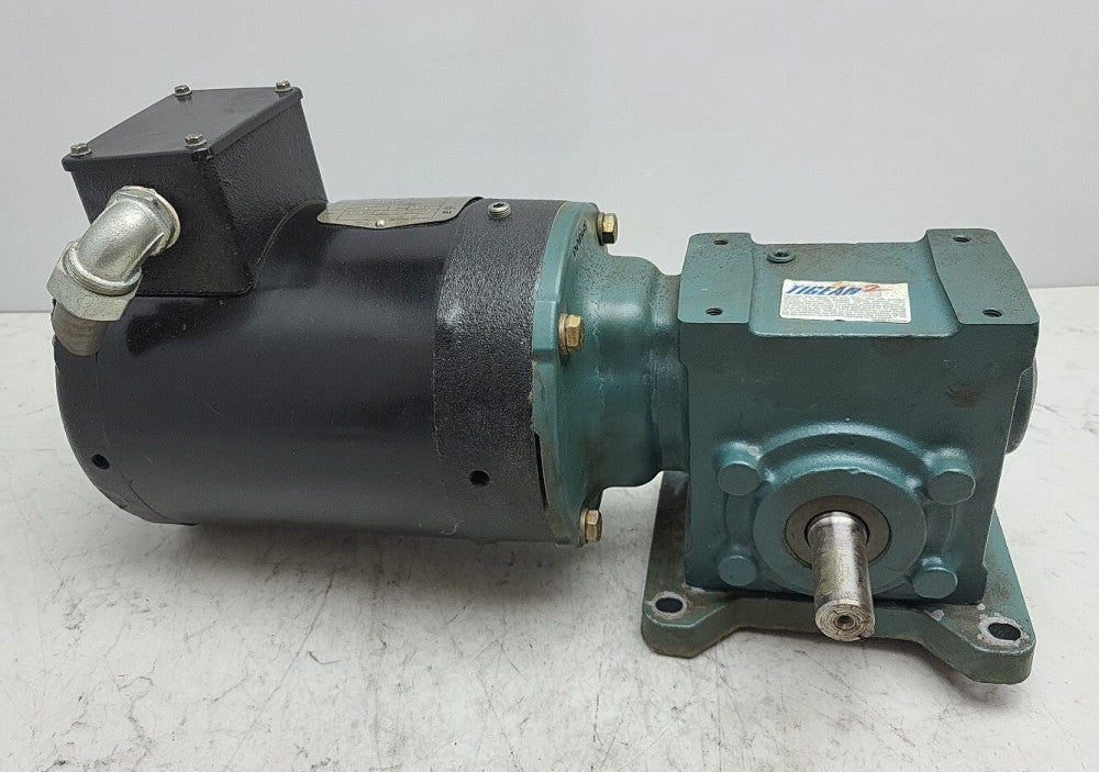 Baldor VWAM3546T 1 Hp Motor 3Ph Dodge Tigear 5:1 Ratio Gear Reducer 17Q05LR14