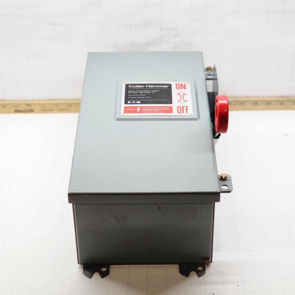 NEW CUTLER HAMMER DH361UDK NON-FUSED SAFETY DISCONNECT SWITCH 600 VAC (FLAW)