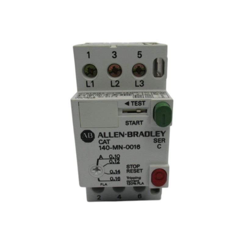 ALLEN BRADLEY 140-MN-0016 SER. C 0.10-0.16A NSNP
