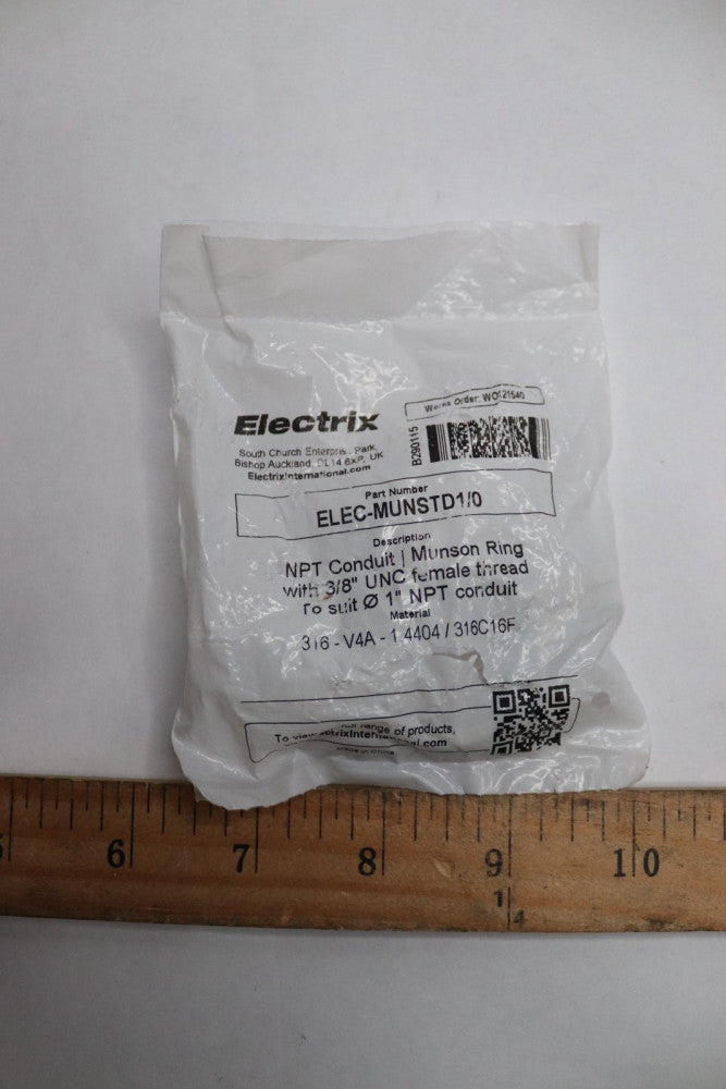 Electrix NPT Conduit Munson Ring ELEC-MUNSTD1/0
