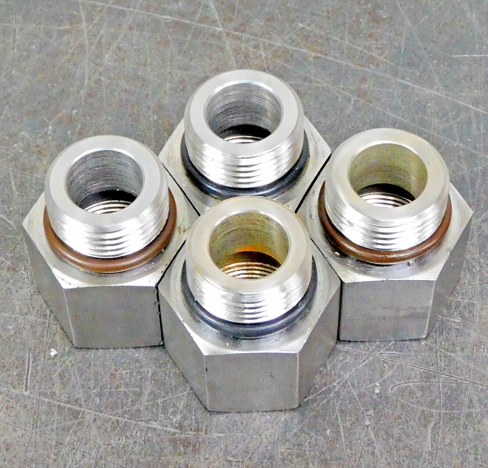 316 Stainless Steel Hex Nipple Fitting 3/4 in. Male-Female NPT Lot of Four (4)