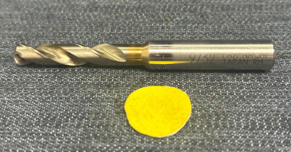 NACHI DRILL BIT 2 FLUTE L7573P ESS DIAMETER 9/32"
