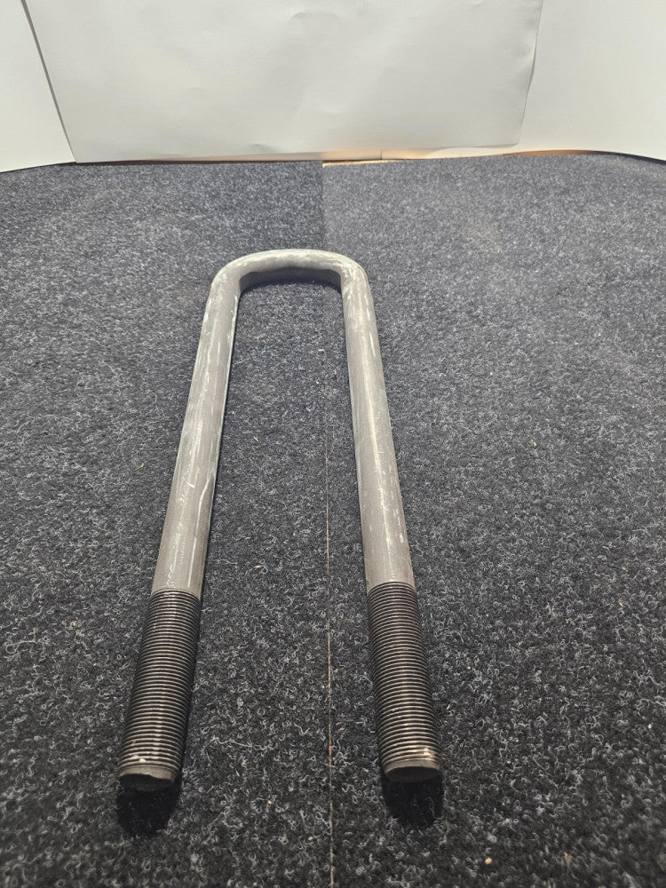 (QTY 3) Heavy Duty Steel U-Bolt 6 inch Outside Diameter x 20 inches Long