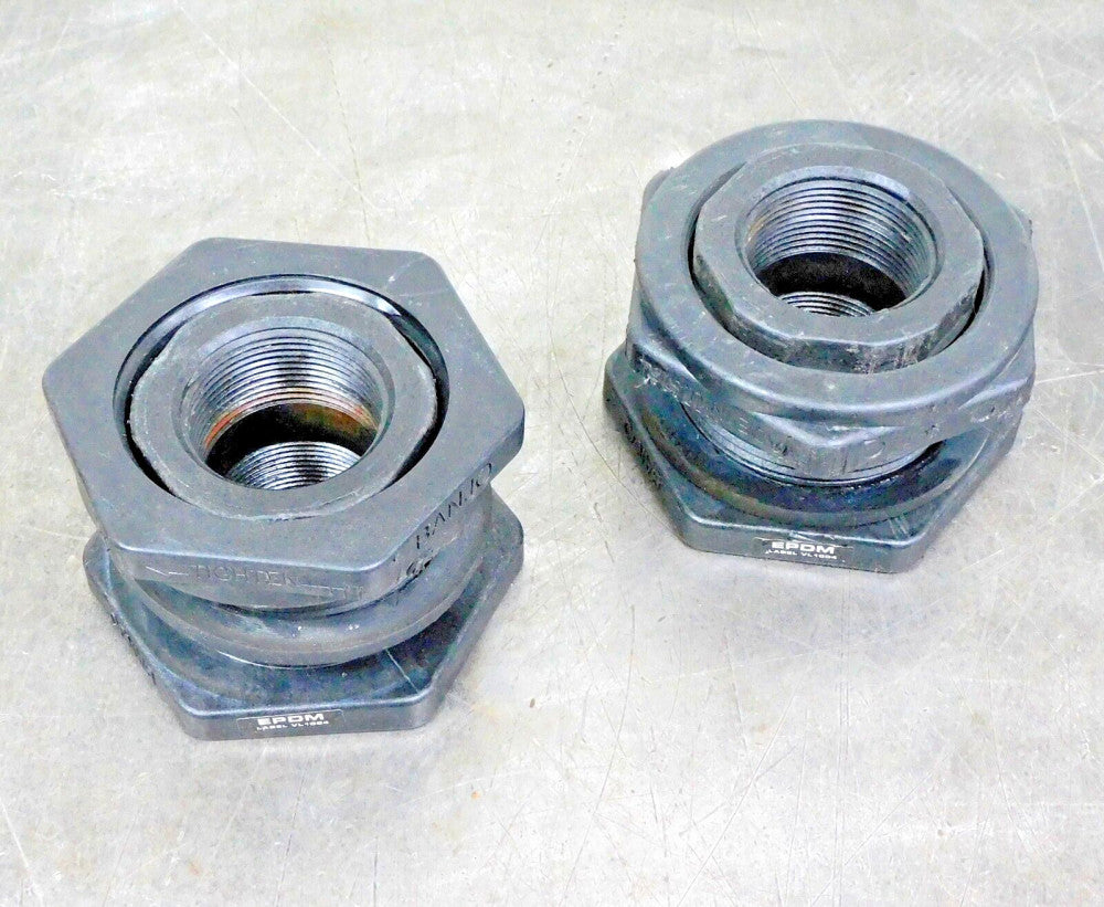 Banjo VL1004 Bulkhead Tank Flange EPDM Gasket 1-1/2" NPT Lot of Two (2) TF150
