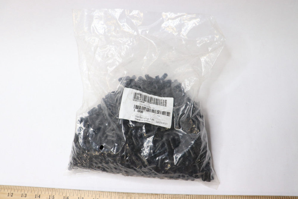 (1000-Pk) High Temperature Masking Straight Caps Black 4.4mm Dia. x 12.7mm