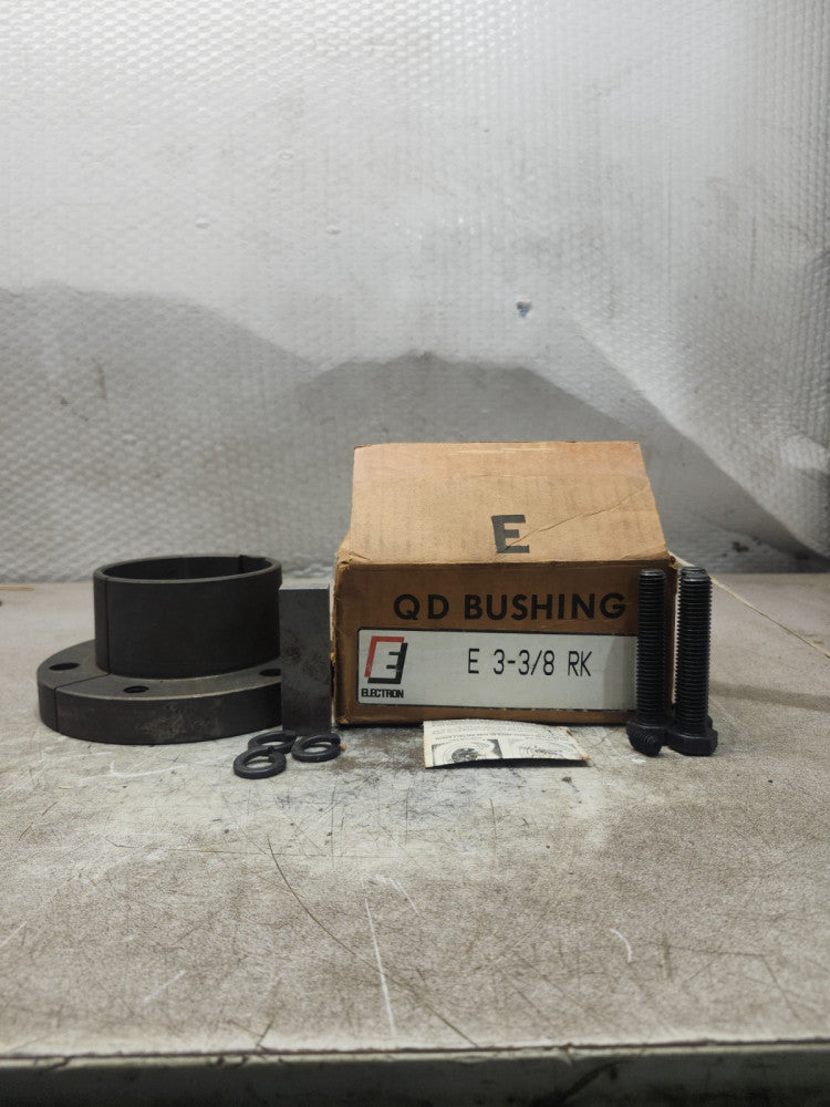 NEW IN BOX ELECTRON QD BUSHING E 3-3/8'' RK