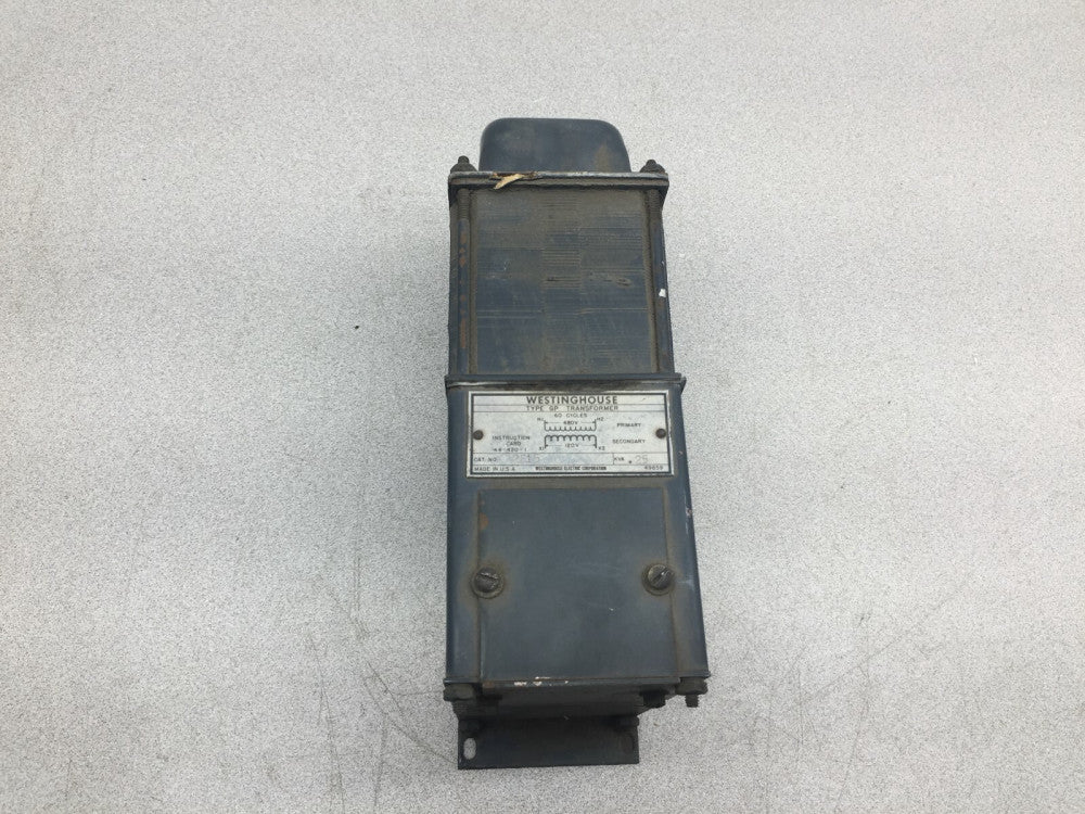 NEW NO BOX WESTINGHOUSE .25 KVA 480VAC PRI 120VAC SEC CONTROL TRANSFORMER 2E15