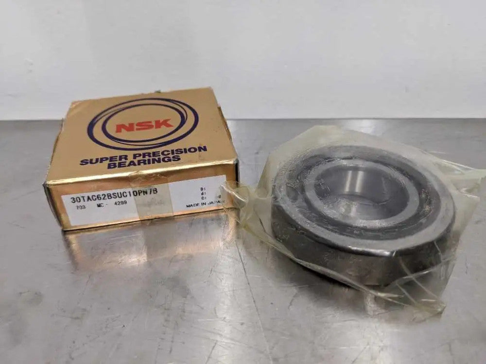 NSK 30TAC62BSUC10PN7B Super Precision Bearing 30mm ID 62mm OD 703 MC-4299 30tac6