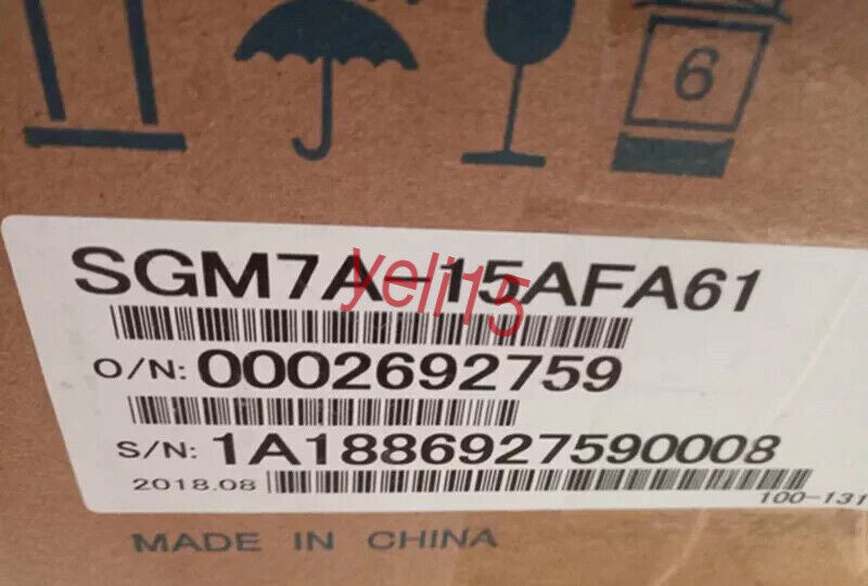 1PCS NEW IN BOX Yaskawa servo motor SGM7A-15AFA61 Free delivery