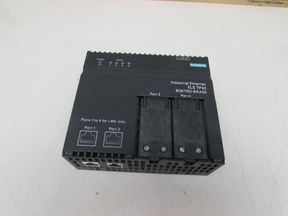 SIEMENS 6GK1102-6AA00 , INDUSTRIAL ETHERNET, ELS TP40, GOOD TAKEOUT MAKE OFFER!