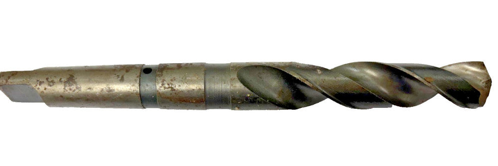 CLE-FORGE #3 MORSE TAPER SHANK DRILL BIT, SIZE 31/32", OAL 9-3/4"