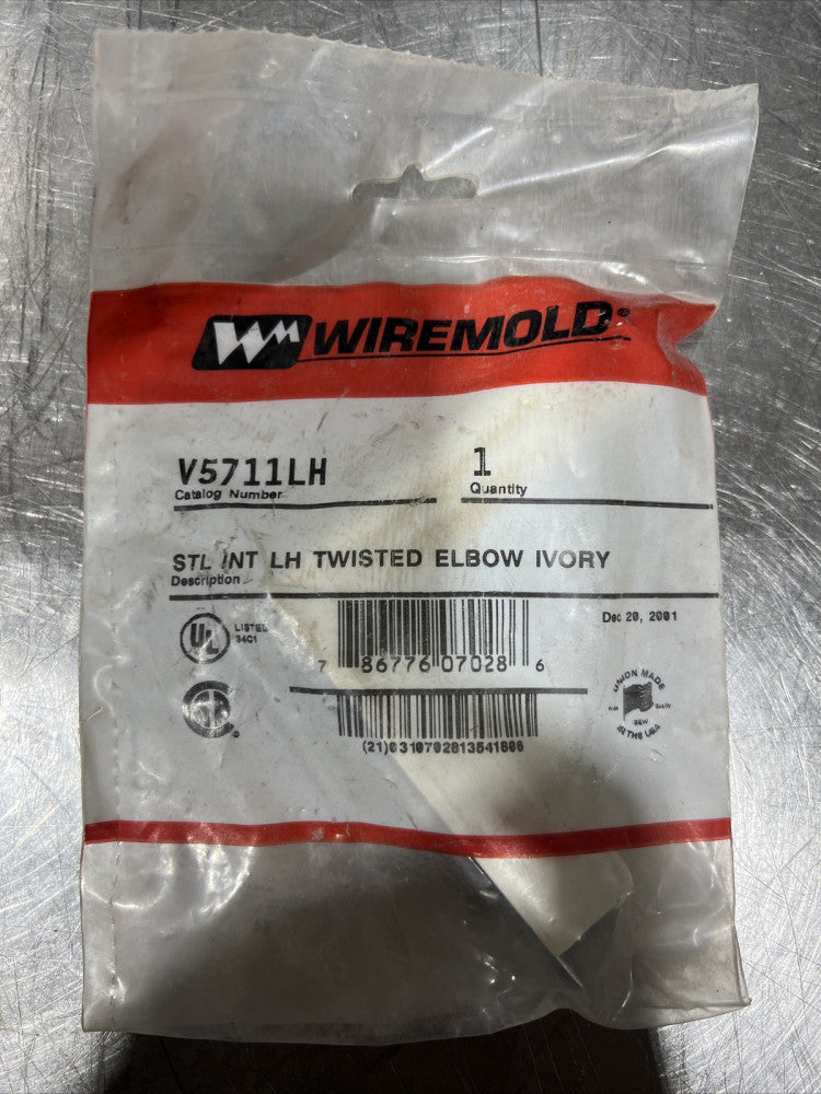 Wiremold NSB V5711LH Raceway and Raceway Boxes Raceway Elbow Internal Nos