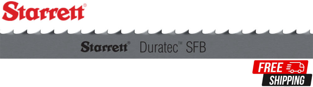 Starrett 91515-15-07-B Duratec SFB Saw Blade, 3/4" W Blade x 0.032" THK 3 TPI