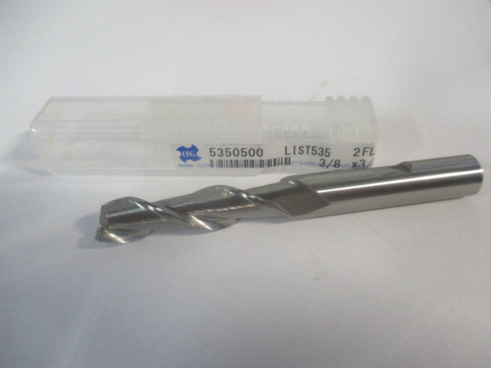 OSG (5350500) 3/8″ x 1-1/2″ x 3/8″ x 3-1/4″ OAL 2 Flute Cobalt Square End Mill