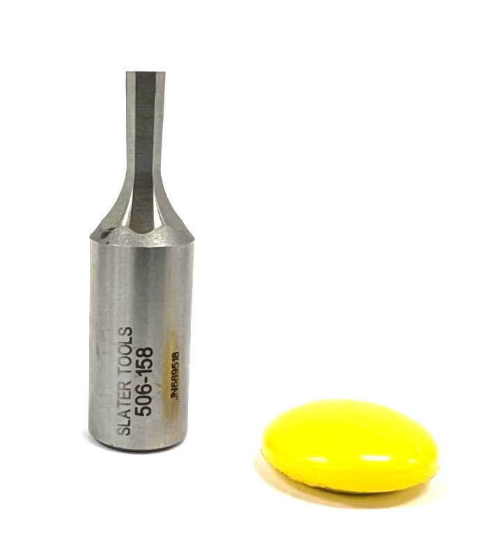 SLATER TOOLS 506-158 HEX BROACH DIA 5/32" SHANK DIA 1/2" OAL 1-3/4"