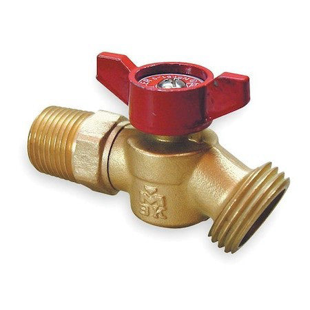 Zoro Select 102-353Hn Hose Bibb,Quarter Turn,No Kink,1/2 In M