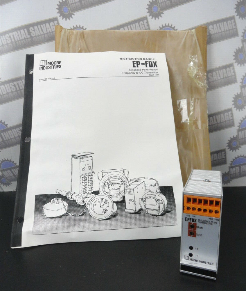 Moore Industries EP-FDX/H/4-20MA/12-42DC Frequency to DC Transmitter * (NEW)