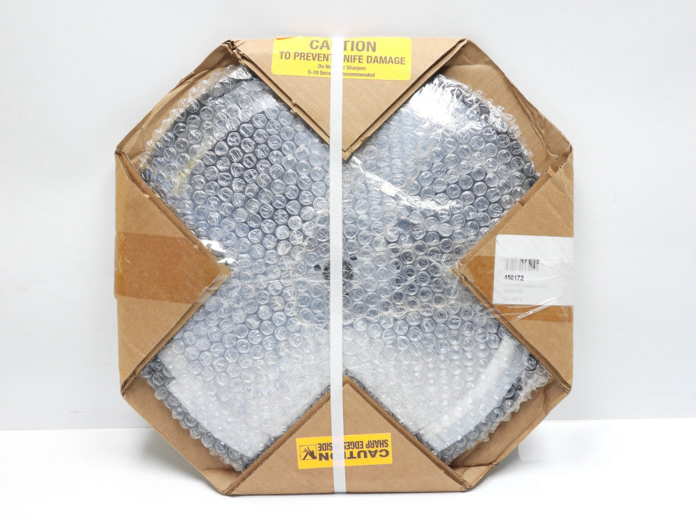 New OEM Globe 450172 Slicer Knife Blade, Carbon Steel, 13", Serrated, for 3600N