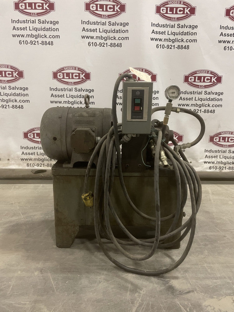 Racine PVQ PNS0 06ER 20 Hydraulic Pump / Power Unit 10gal 1-1/2HP 3PH