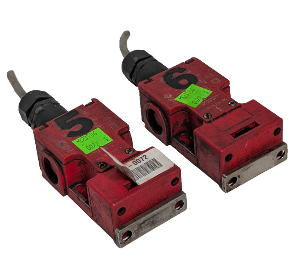 Lot of 2: Allen-Bradley Guard Master Trojan 5 Safety Switches, Made in the UK