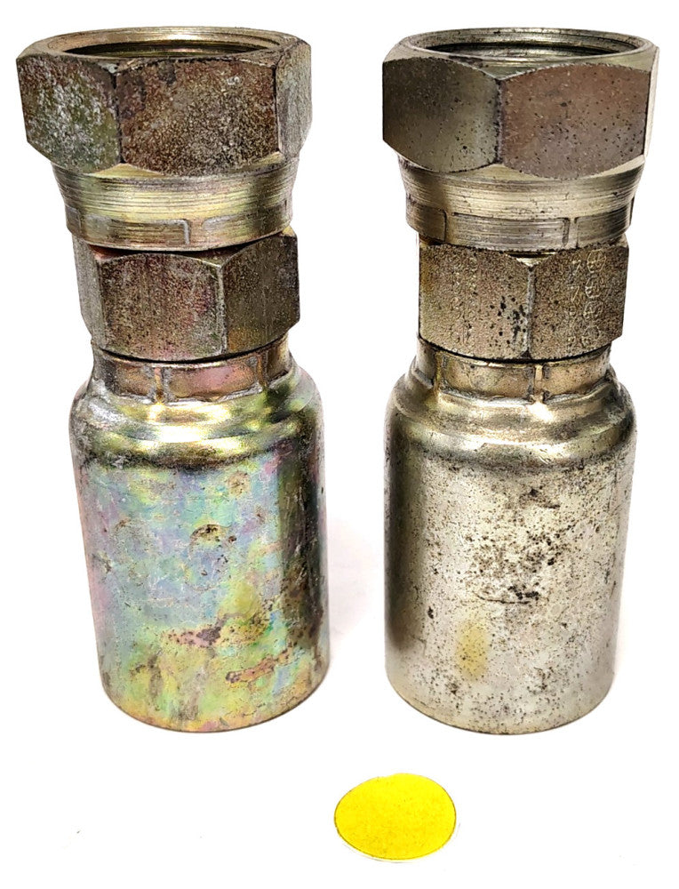EATON WEATHERHEAD HYDRAULIC CRIMP FITTING 16- 1" ****LOT OF 2*****