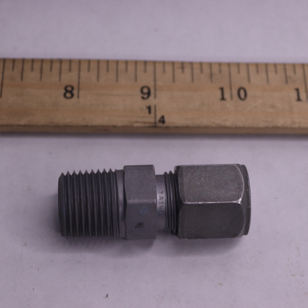 Parker Bulkhead Union 1/2" Push X 1/2" NPT P8BU