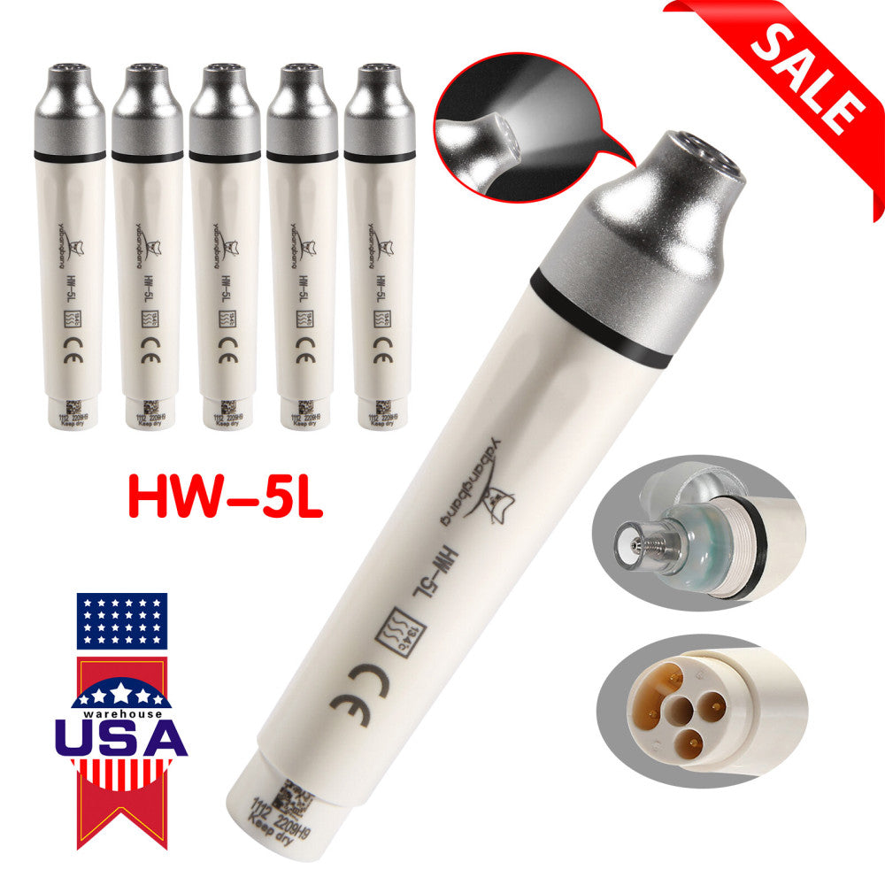 5 Dental LED Ultrasonic Scaler Handpiece HW-5L Detachable For WOODPECKER EMS
