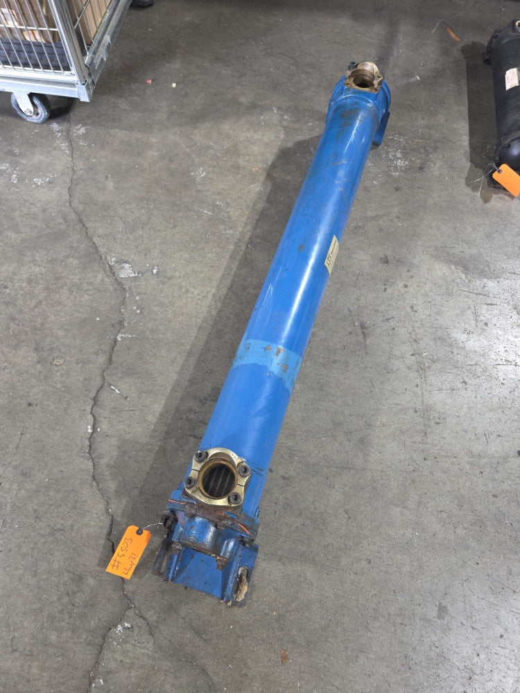 ITT Brass Tube Heat Exchanger 6" X 54" Shell