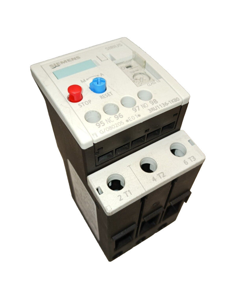 SIEMENS OVERLOAD RELAY 9-12.5 AMP 3RU1136-1KB0