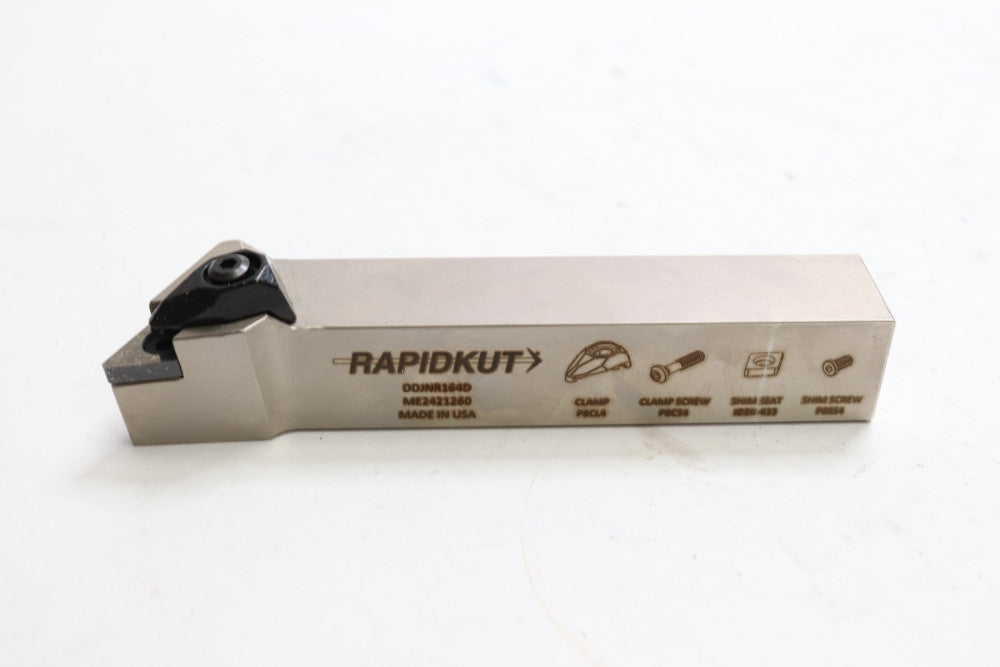 Rapidkut Right Hand Indexable Tuning Tool Holder -6 Degree Rake 5731630
