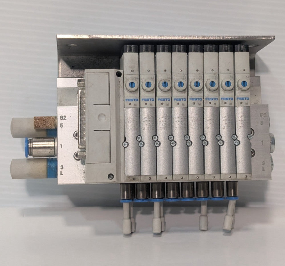 Festo 14 84 5 13 Industrial Solenoid Valve Terminal Block Assembly 1484513