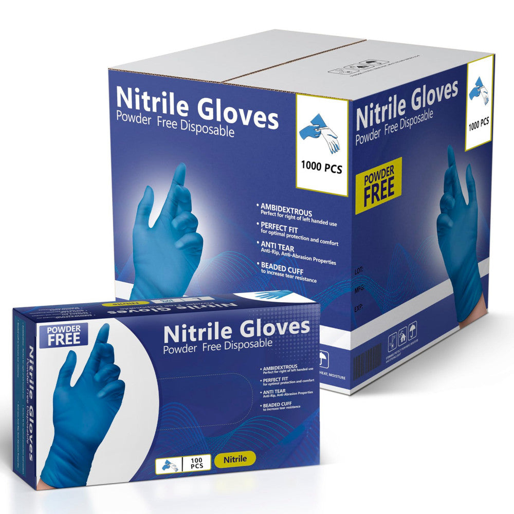 Nitrile Gloves, Disposable Gloves, Comfortable, Powder Free, Latex Free | 100...