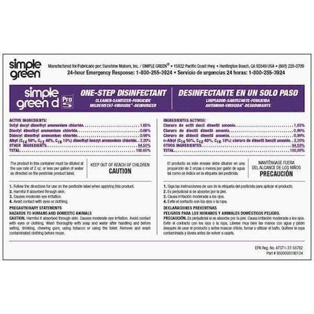 Simple Green 9510001000134 Simple Green Secondary Labels, 10 Pk
