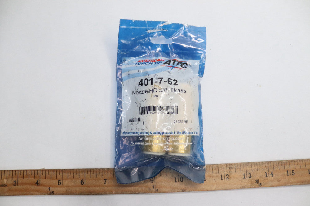 (2-Pk) Heavy Duty Brass Nozzle 5/8" 401-74-62