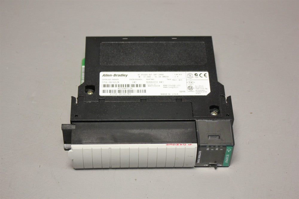 ALLEN BRADLEY CONTROLLOGIX DC F OUT PLC MODULE 1756-OB16E/A FW 2.4