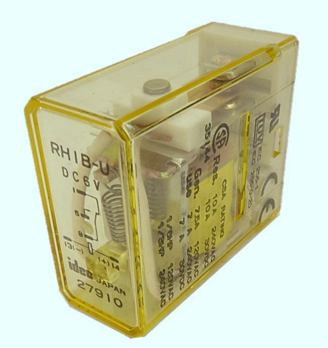 IDEC RH1B-U DC6V Relay 5 pin NEW NO BOX