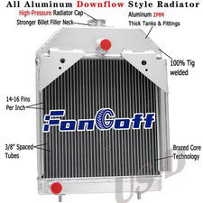 3 Row Aluminum Radiator for Allis Chalmers 60H 1B B125 B C CA D12 70233290