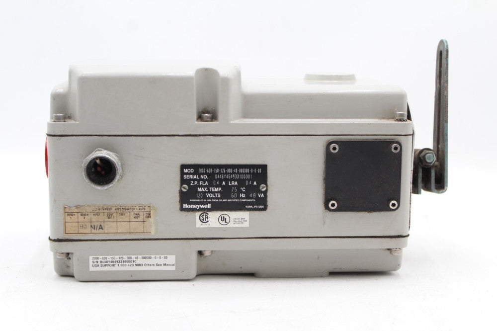 Honeywell 2000-600-150-126-000-40-000000-0-0-00 Herculine 2000 Electric Actuator
