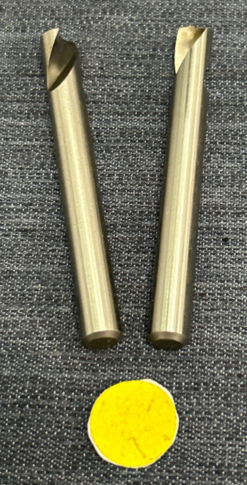 YG-1 2 FLUTE DRILL BIT 2241L 3/8" X 120° 3-1/2" OAL LOT OF 2