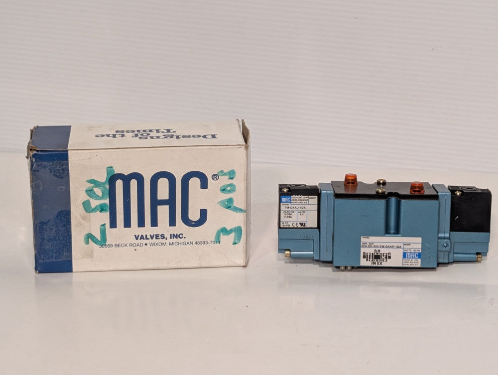 MAC Valves TM-DAAJ-1DA with 82A-EC-000-TM-DAAP-1DA Solenoid Valve & Coil NIB