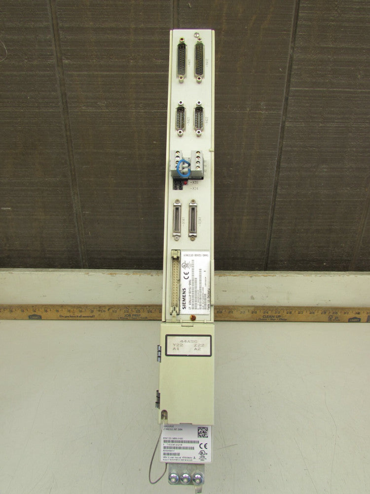 SIEMENS 6SN1123-1AB00-0HA2 LT-MODUL INT 2x8A with a 6SN1118-0DH21-0AA1 UNIT XLNT