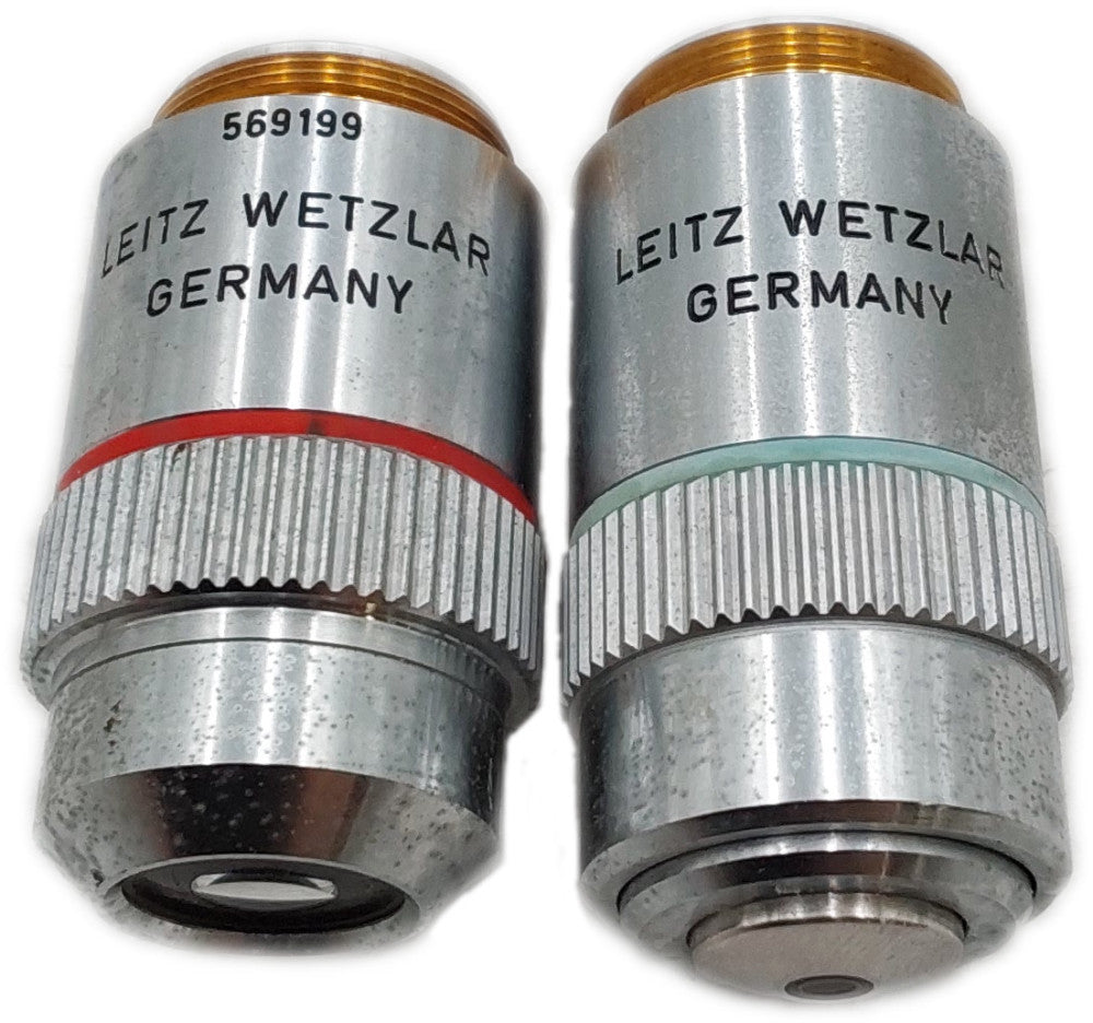 Leitz NPL 20X/0.40 & 5X/0.09 Microscope Objectives